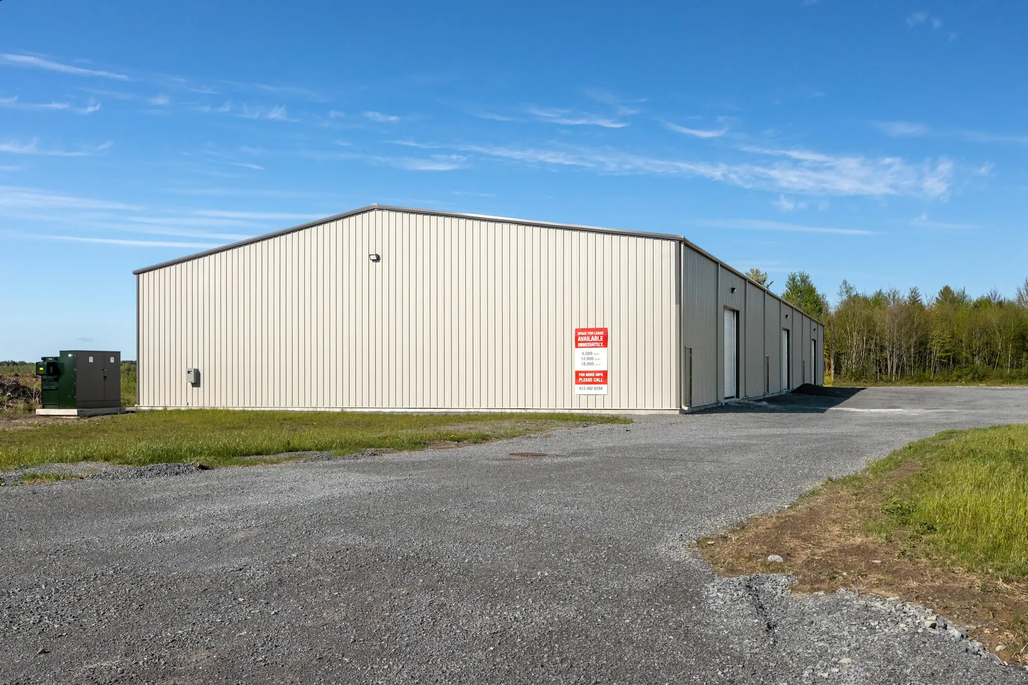 Industrial warehouse shed bought with a commercial property loan