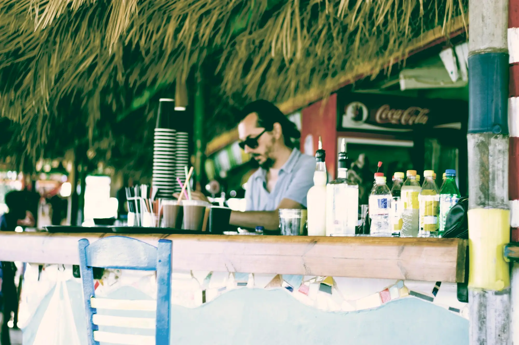 Quiet beachside café kiosk in the off-season, illustrating seasonal repayments on hospitality equipment finance
