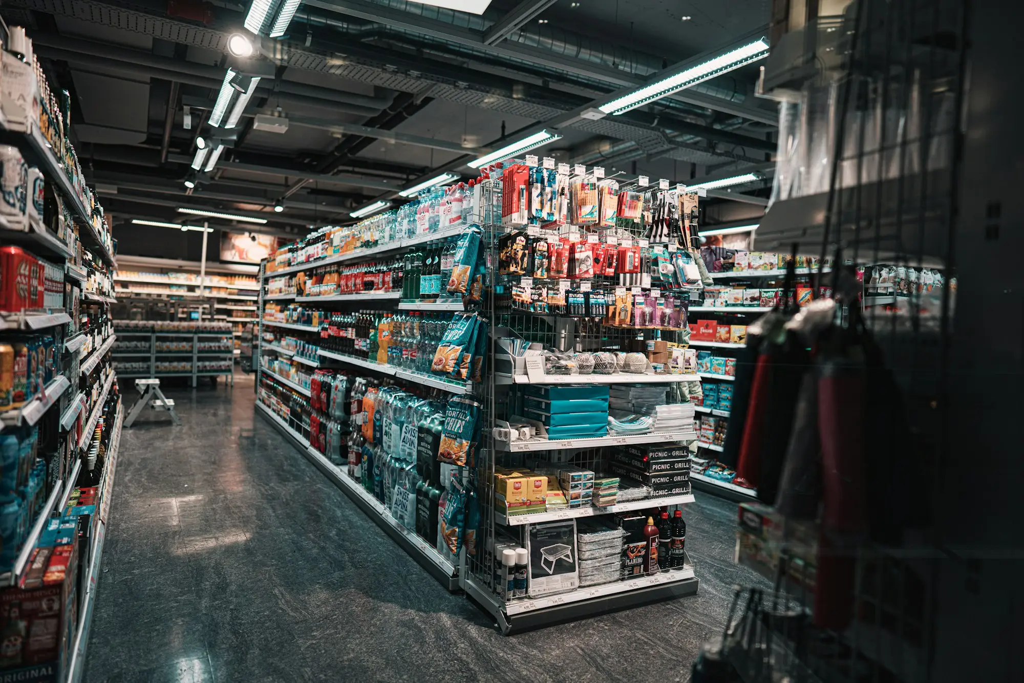 Storeroom shelves crowded with slow-moving stock in a small retail shop, tying up cash flow