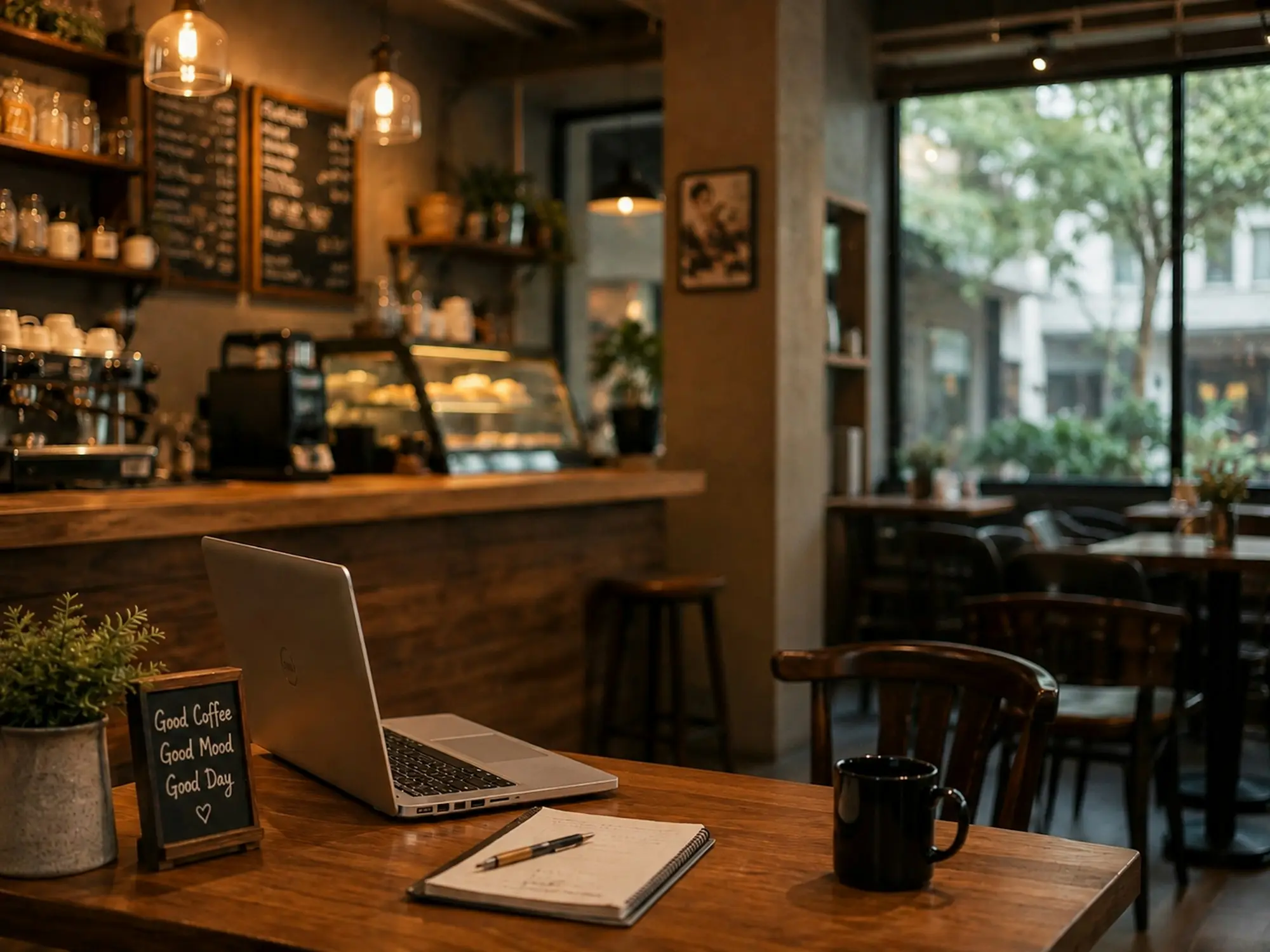 Small business owner using a calculator at a desk to work out the turnover figure for a business loan application